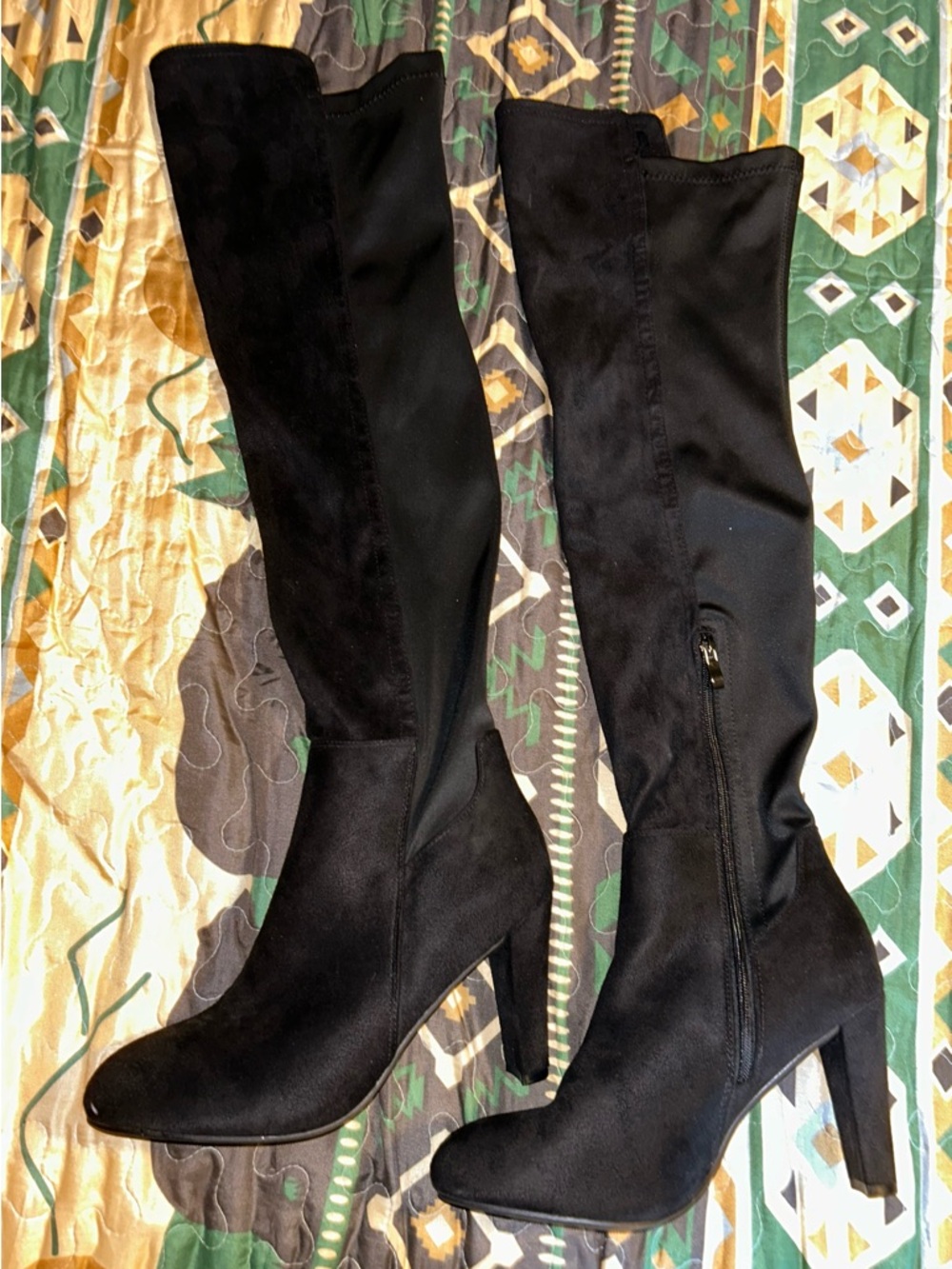 Women’s New black knee high boots  size 10